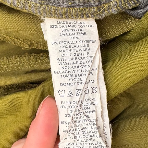 Prana Women’s Medium Green Kanab Pants Pull On Jogger Outdoor Travel Hiking - Picture 6 of 7